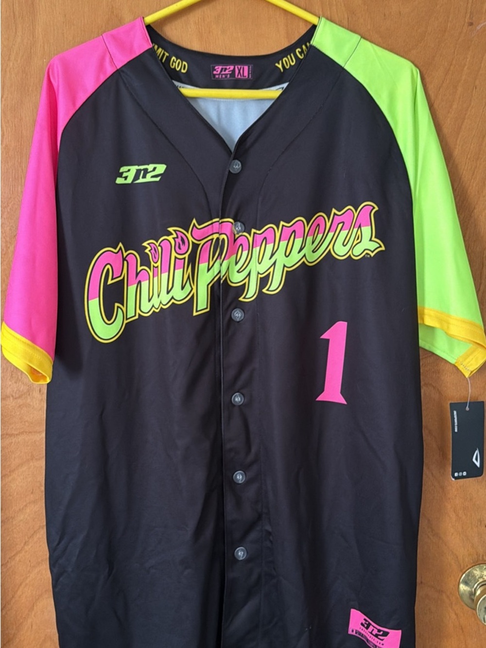 Chili Peppers Cosmic Baseball Jersey